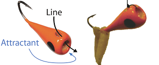 How to use a Fisherbeck Easy Threading Jig to catch big bluegills, panfish, and crappies.